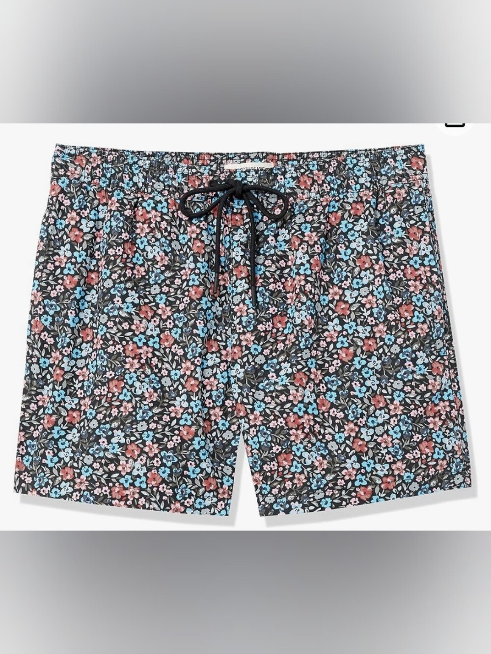 Goodthreads Men's 5" Inseam Dense Floral Swim Trunks